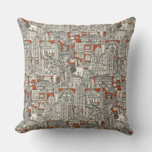 Coussin Hong Kong toile de jouy