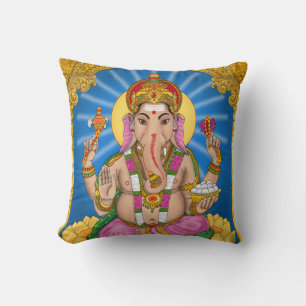 Coussin Horloge Ganesha