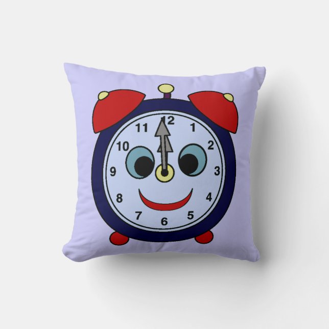 Coussin Horloge pour des enfants (Recto)