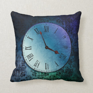 Coussin horloge vintage