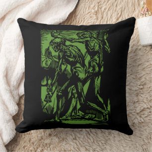 Coussin Horreurs sans fin des mineurs morts pour Halloween