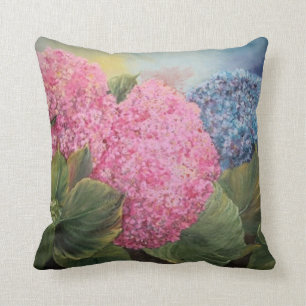 Coussin Hortensias