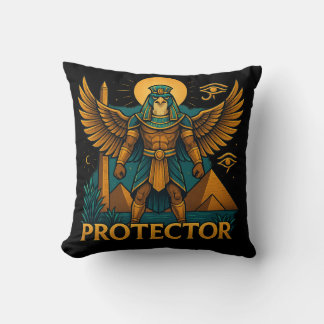 Coussin Horus the Protector – Bold Ancient Egyptian Falcon