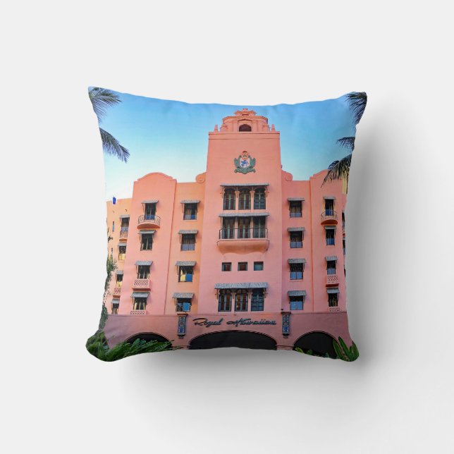 Coussin Hôtel Royal Hawaiian (Recto)