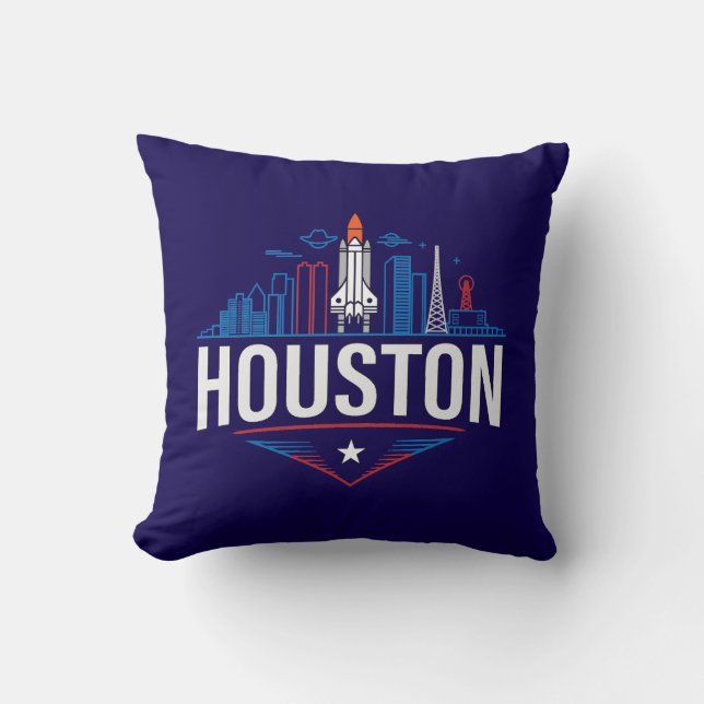 Coussin Houston Texas United States of America (Recto)