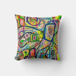Coussin Huit Martinis 16 x 16 Coton Jeu d'Oreiller
