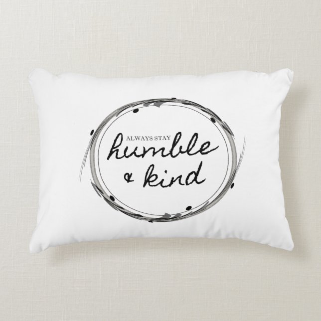 Coussin humble et aimable d'accent (Devant)