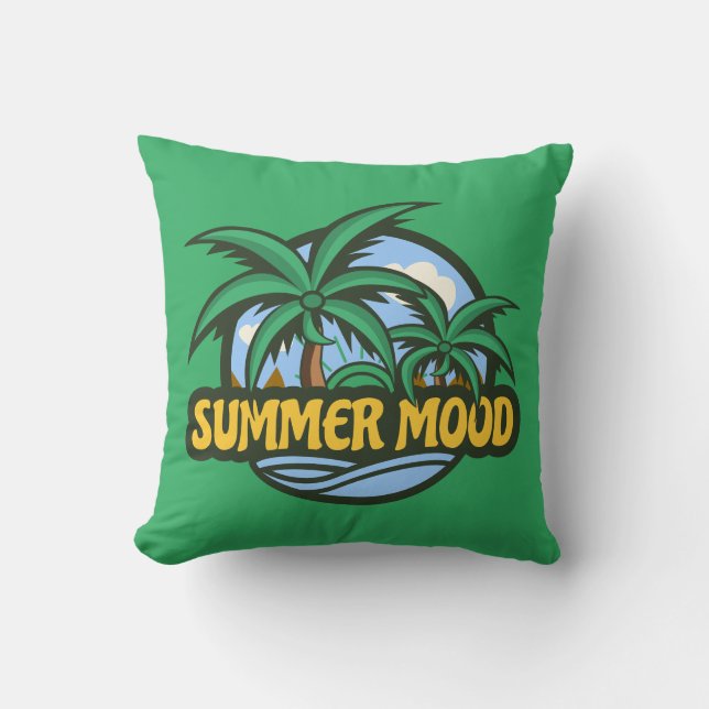 Coussin Humeur d'été (Recto)