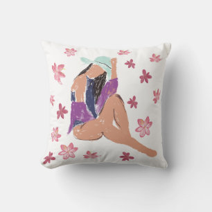 Coussin Humeur d'été de la dame