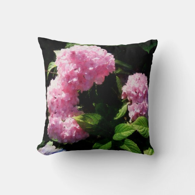 Coussin Hydrangea au soleil (Recto)