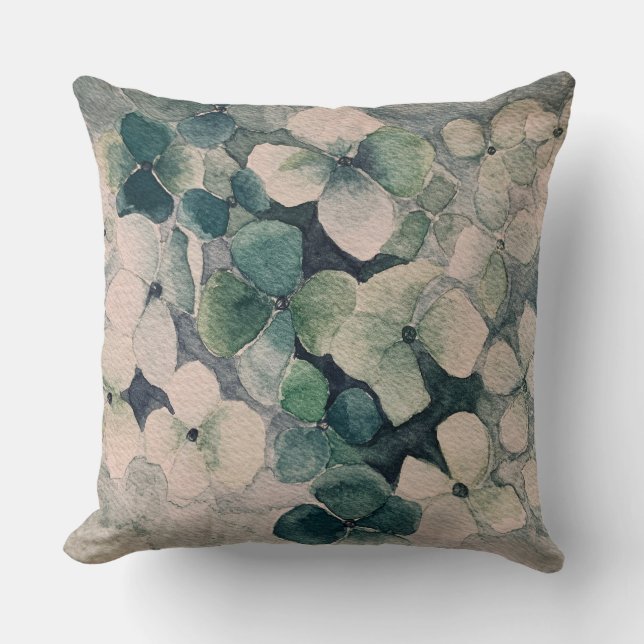 Coussin Hydrangée (Recto)