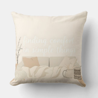 Coussin Hygge Throw Pillow | Cozy Scandinavian Home Decor