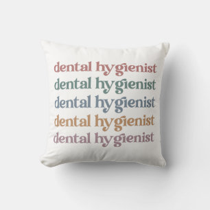 Coussin Hygiéniste dentaire rétro   RDH Dentist Dentist Ca