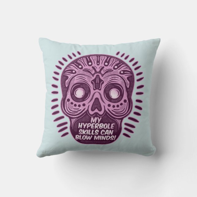 Coussin Hyperbole Funny ANGLAIS LANGUE (Verso)