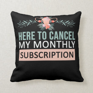 Coussin Hysterectomie Awareness Flowers Uterus Removal