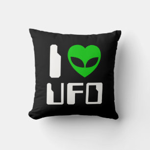 Coussin I Alien Heart UFO