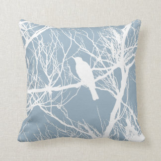 Coussin I de silhouette d'oiseau