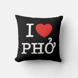 Coussin I Heart (Amour) Pho