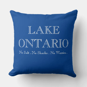 Coussin I heart LAKE ONTARIO, conception de Great Lake