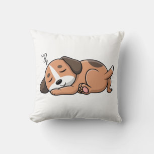 Coussin I Like Naps - Chien qui fait la sieste