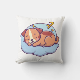 Coussin I Like Naps - Chien qui fait la sieste