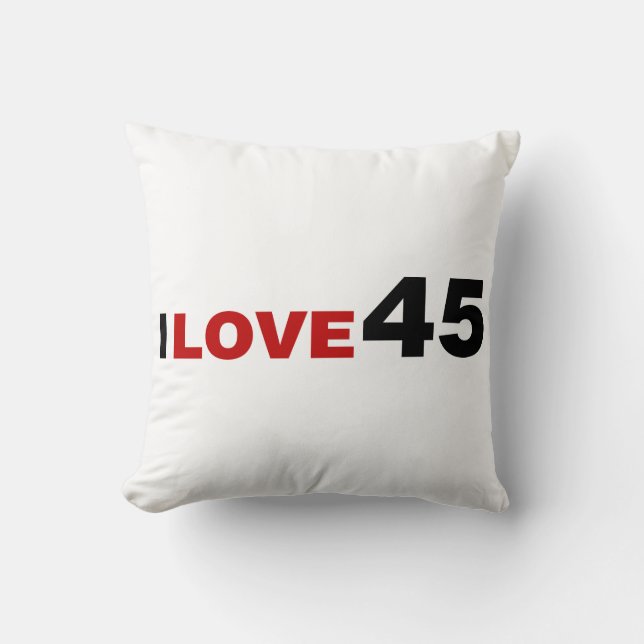 Coussin I Love 45 (Recto)