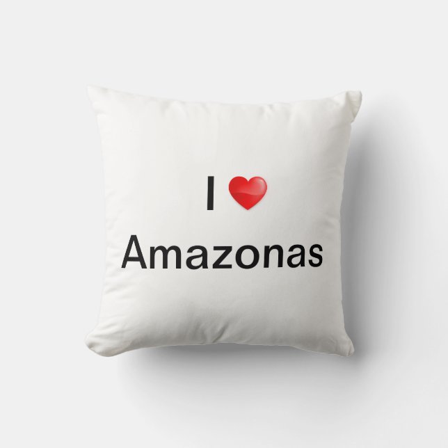 Coussin I love Amazonas (Recto)