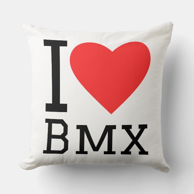 Coussin I love bmx (Recto)