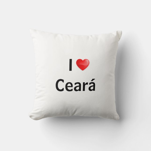 Coussin I love Ceará (Recto)