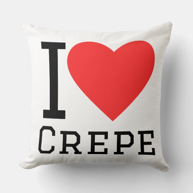 Coussin I love crepe (Recto)