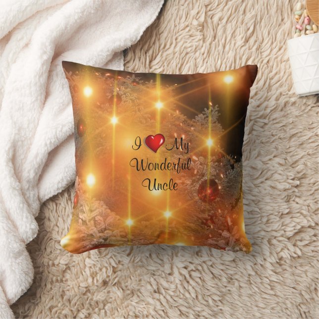 Coussin I Love My Wonderful Uncle (Couverture)