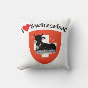 Coussin I love Switzerland