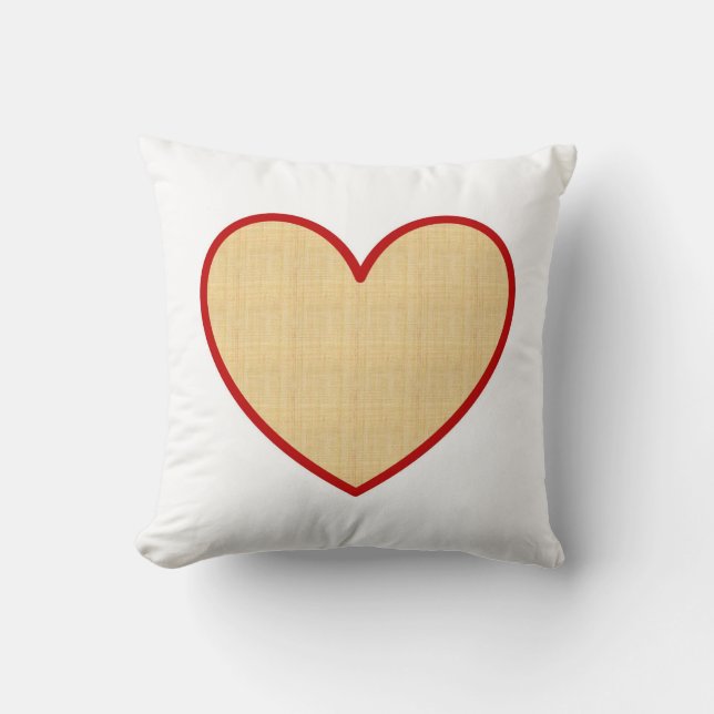 Coussin I Love You message personnalisé surprise (Recto)