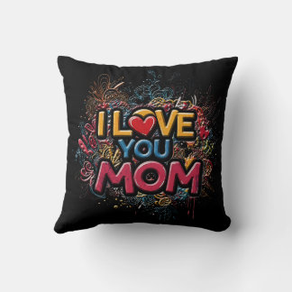 Coussin I Love You Mom / Te Amo Mamá Cojín
