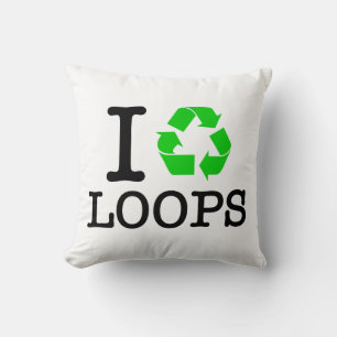 Coussin I Recycler les boucles