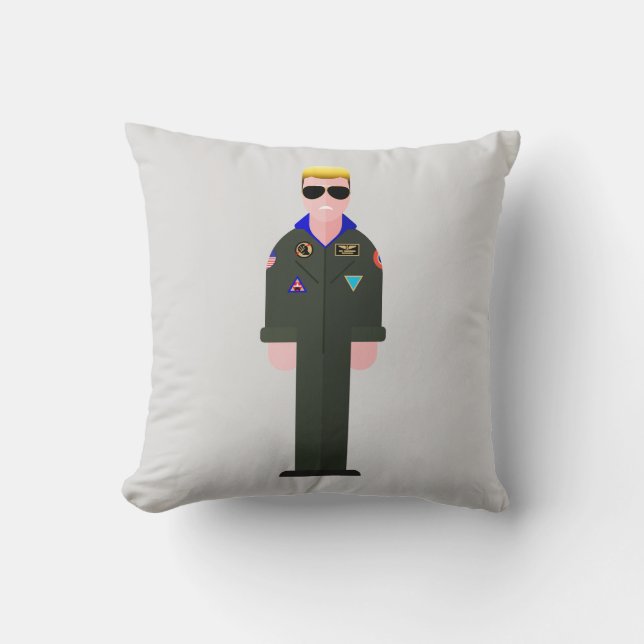 Coussin Iceman – Retro Movie Throw Pillow (Recto)