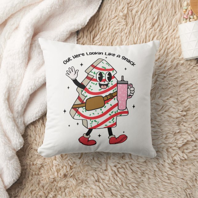 Coussin Ici, On A L'Air D'Un Snack - Boujee Christmas (Couverture)