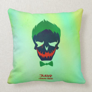 Coussin Icône de tête de joker du peloton   de suicide