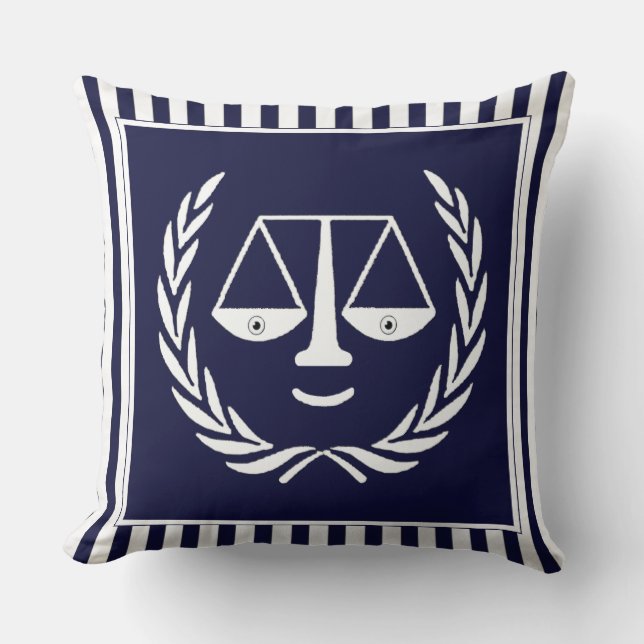 Coussin Idée cadeau d'avocat créatif (Recto)