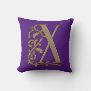 Coussin Idée cadeau de mariage anniversaire violet royal m