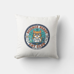 Coussin Idée Cadeau Maman Chat Science Bizarre - Science B