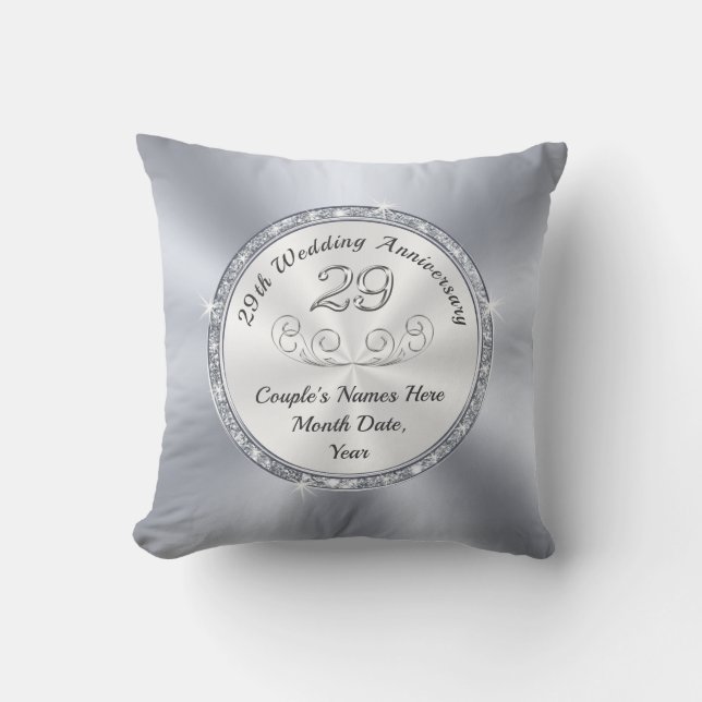 Coussin Idées cadeaux étonnantes pour le 29e anniversaire  (Recto)