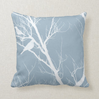 Coussin II de silhouette d'oiseau