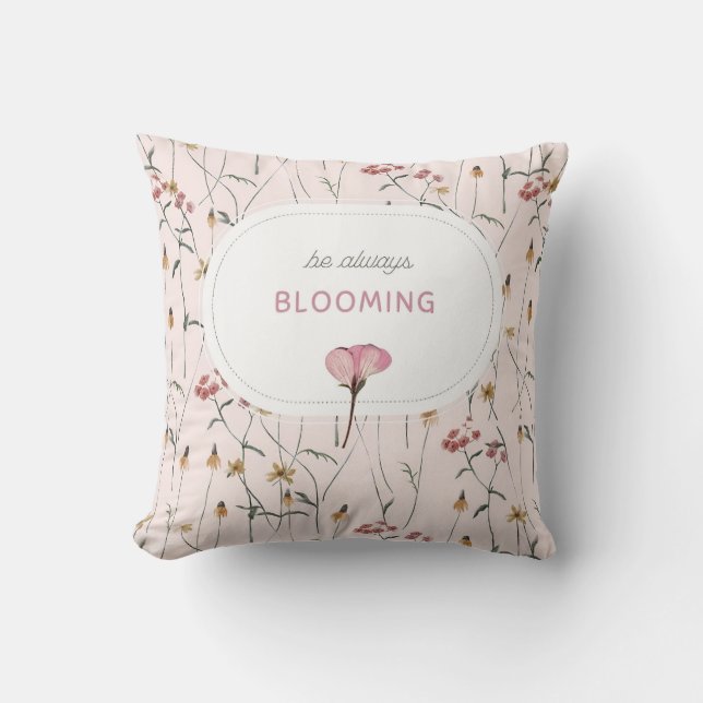 Coussin Il BLOOMOME TOUJOURS LE DESGIN (Recto)