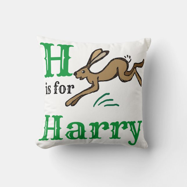 Coussin Il est pour Harry baby boy (Recto)