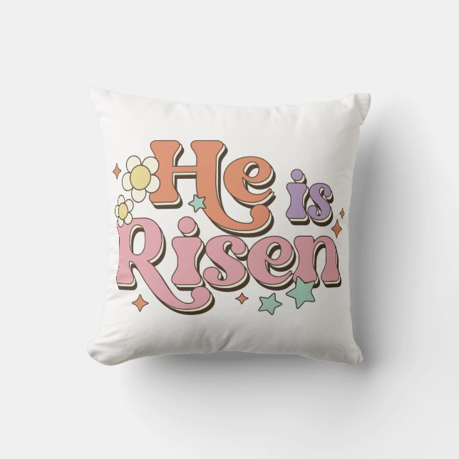 Coussin Il Est Ressuscité (Recto)