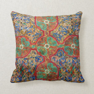 Coussin Illumination catholique d'évangiles de Lindisfarn