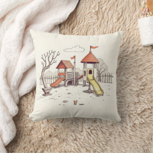 Coussin Illustration - aire de jeux