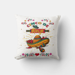 Coussin Illustration Cinco De Mayo, 2/2