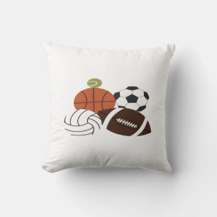 Coussin illustration de balle de sport